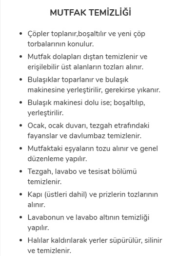 Sakarya Ev Temizliği